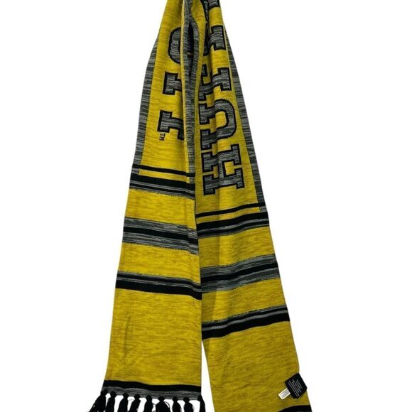 Wizarding World Of Harry Potter Hufflepuff Long Scarf fringe Harry Potter Long - Picture 11 of 11